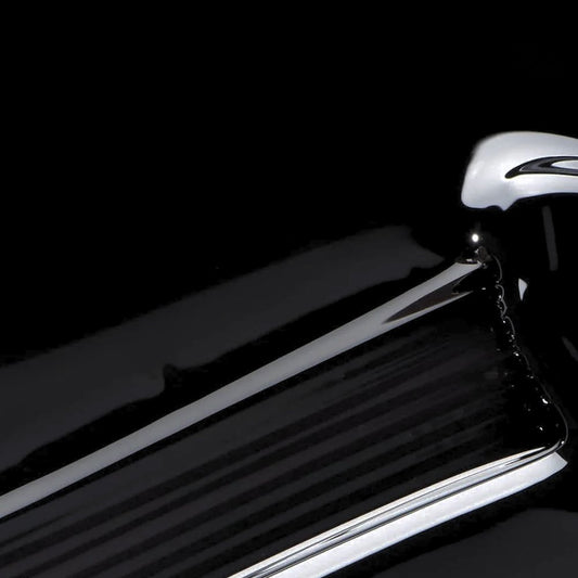 Super Black Gel Polish by CM Canada – deepest black gel nail polish with glossy self-leveling finish (swatch)