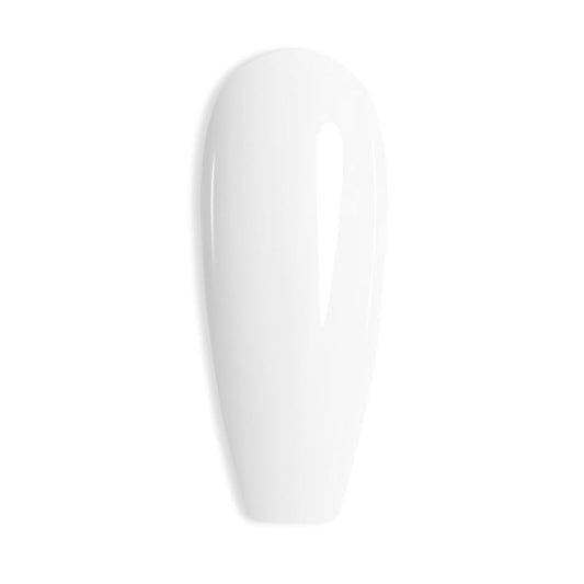 Super White Gel Polish swatch – perfect bright white French manicure and baby boomer nails