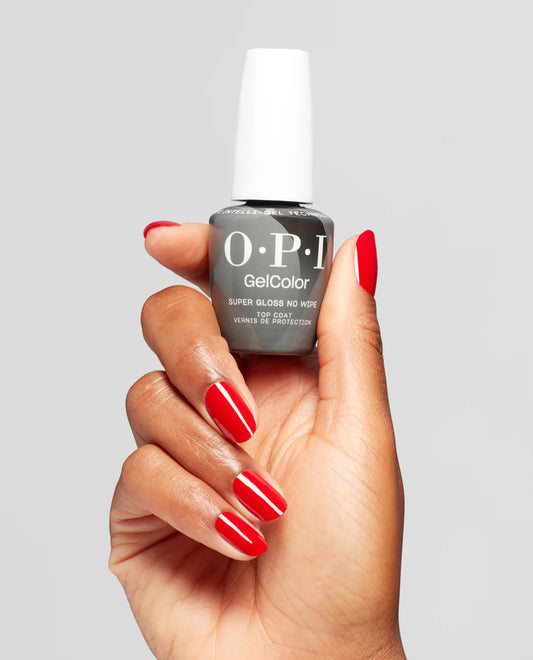 OPI GelColor Top Coat - Super Gloss No Wipe #GC005 - CM Nails & Beauty Supply