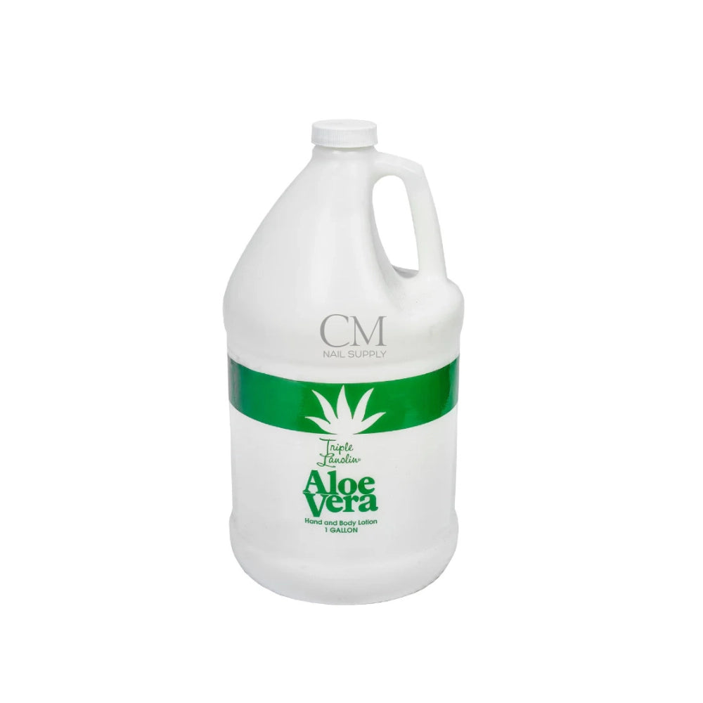 Triple Lanolin aloe vera lotion 1 gallon for moisturizing hands and body