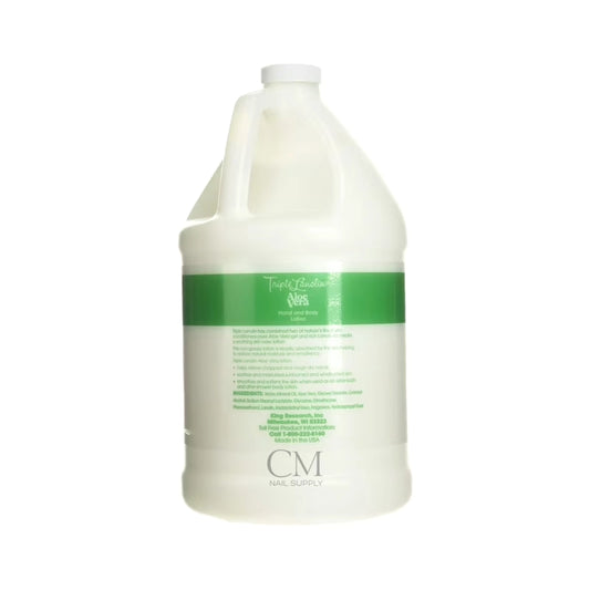 Triple Lanolin hand and body lotion 1 gallon with aloe vera for dry skin