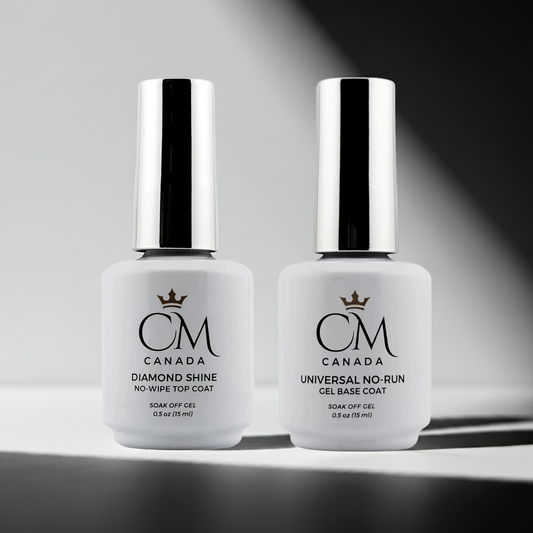 Universal Base Gel + Diamond Shine Top Coat Duo - CM Nails & Beauty Supply
