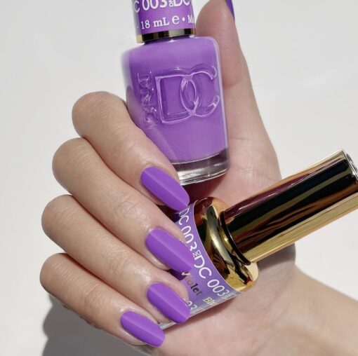 DC Blue Violet #003 - Gel Polish & Lacquer Duo - CM Nails & Beauty Supply