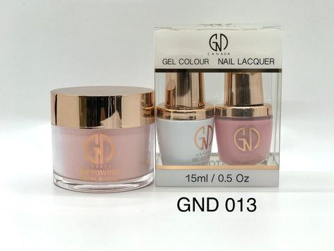 3-in-1 Nail Combo: Dip, Gel & Lacquer #013 | GND Canada® - CM Nails & Beauty Supply