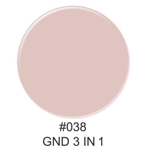 3-in-1 Nail Combo: Dip, Gel & Lacquer #038 | GND Canada® - CM Nails & Beauty Supply