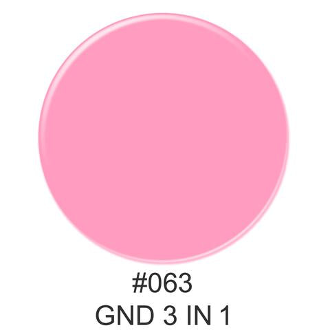 3-in-1 Nail Combo: Dip, Gel & Lacquer #063 | GND Canada® - CM Nails & Beauty Supply