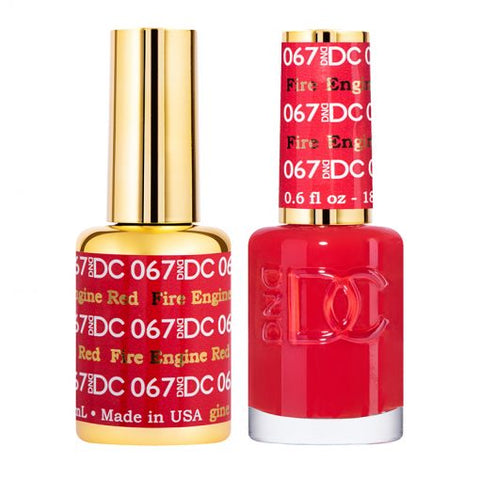 DC - Fire Engine Red #067 - Gel & Lacquer Duo