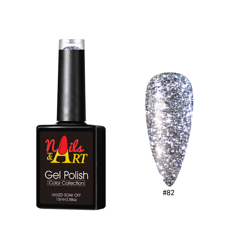 Nails & Art - Gel Polish - Silver Fox 082 - CM Nails & Beauty Supply