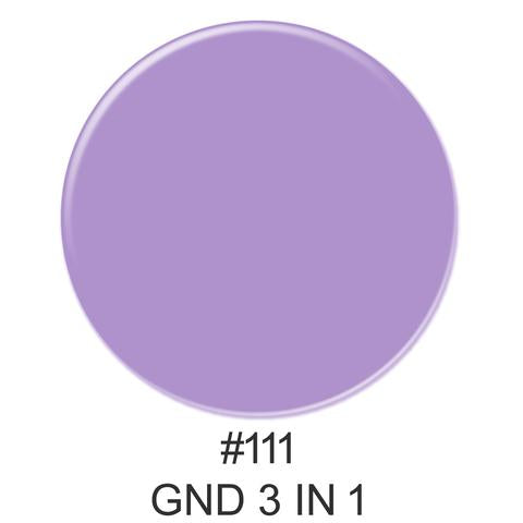 3-in-1 Nail Combo: Dip, Gel & Lacquer #111 | GND Canada® - CM Nails & Beauty Supply