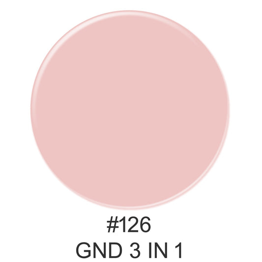 3-in-1 Nail Combo: Dip, Gel & Lacquer #126 | GND Canada® - CM Nails & Beauty Supply