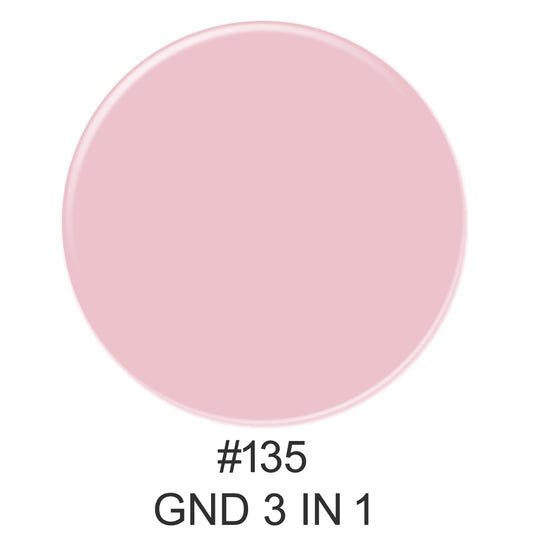 3-in-1 Nail Combo: Dip, Gel & Lacquer #135 | GND Canada® - CM Nails & Beauty Supply