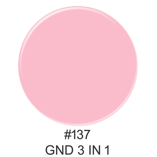 3-in-1 Nail Combo: Dip, Gel & Lacquer #137 | GND Canada® - CM Nails & Beauty Supply