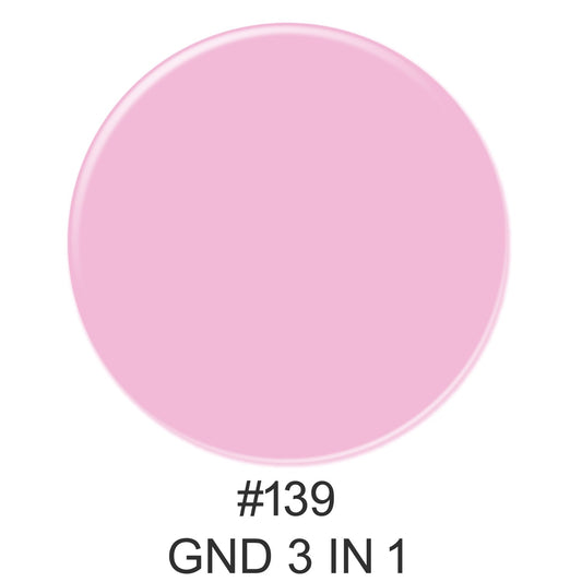 3-in-1 Nail Combo: Dip, Gel & Lacquer #139 | GND Canada® - CM Nails & Beauty Supply