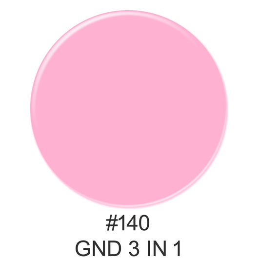 3-in-1 Nail Combo: Dip, Gel & Lacquer #140 | GND Canada® - CM Nails & Beauty Supply