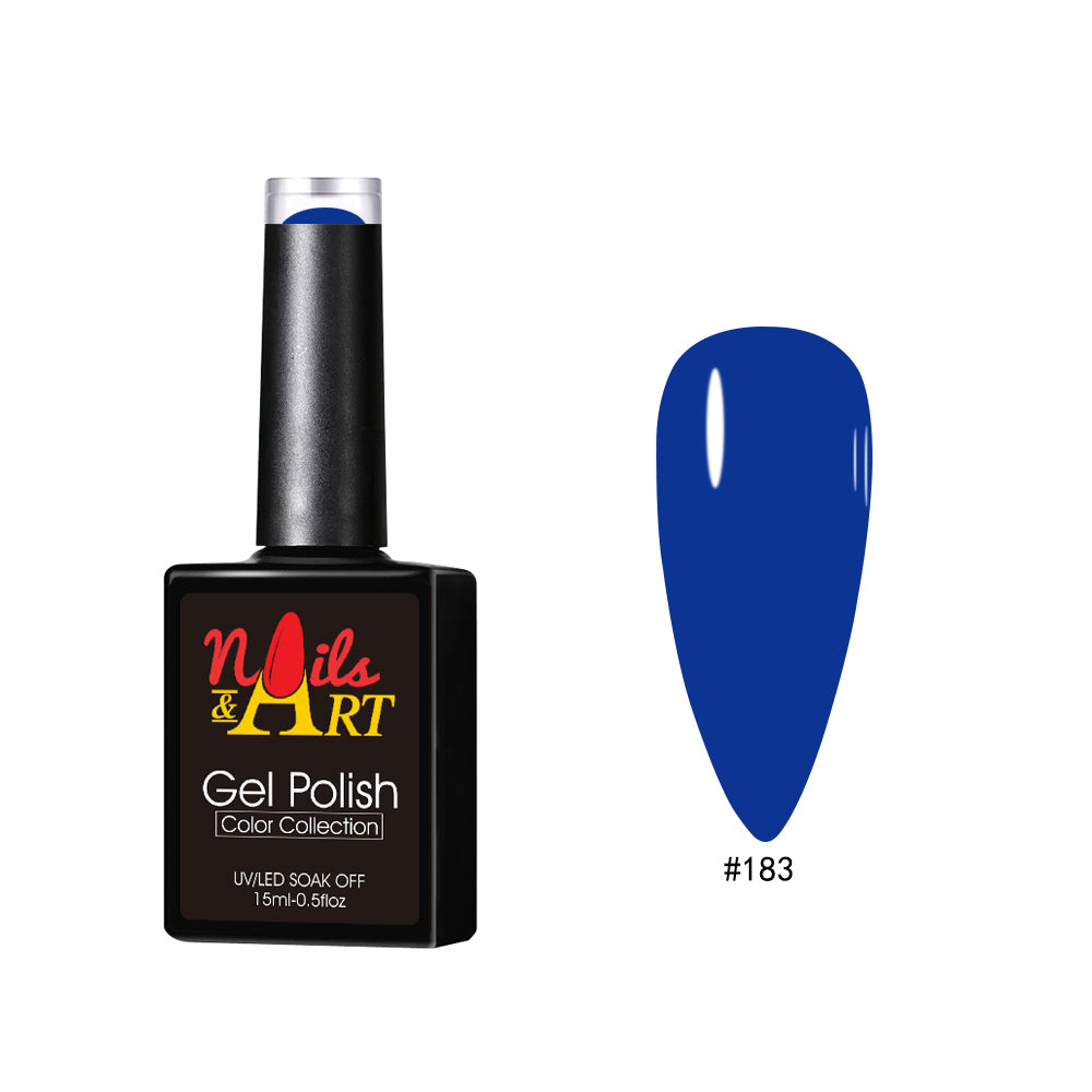 Nails & Art - Gel Polish - 183 Cobalt - CM Nails & Beauty Supply