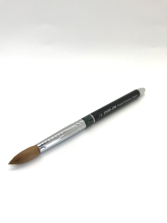 Acrylic Brush CM Finest Kolinsky England Size #18 - CM Nails & Beauty Supply