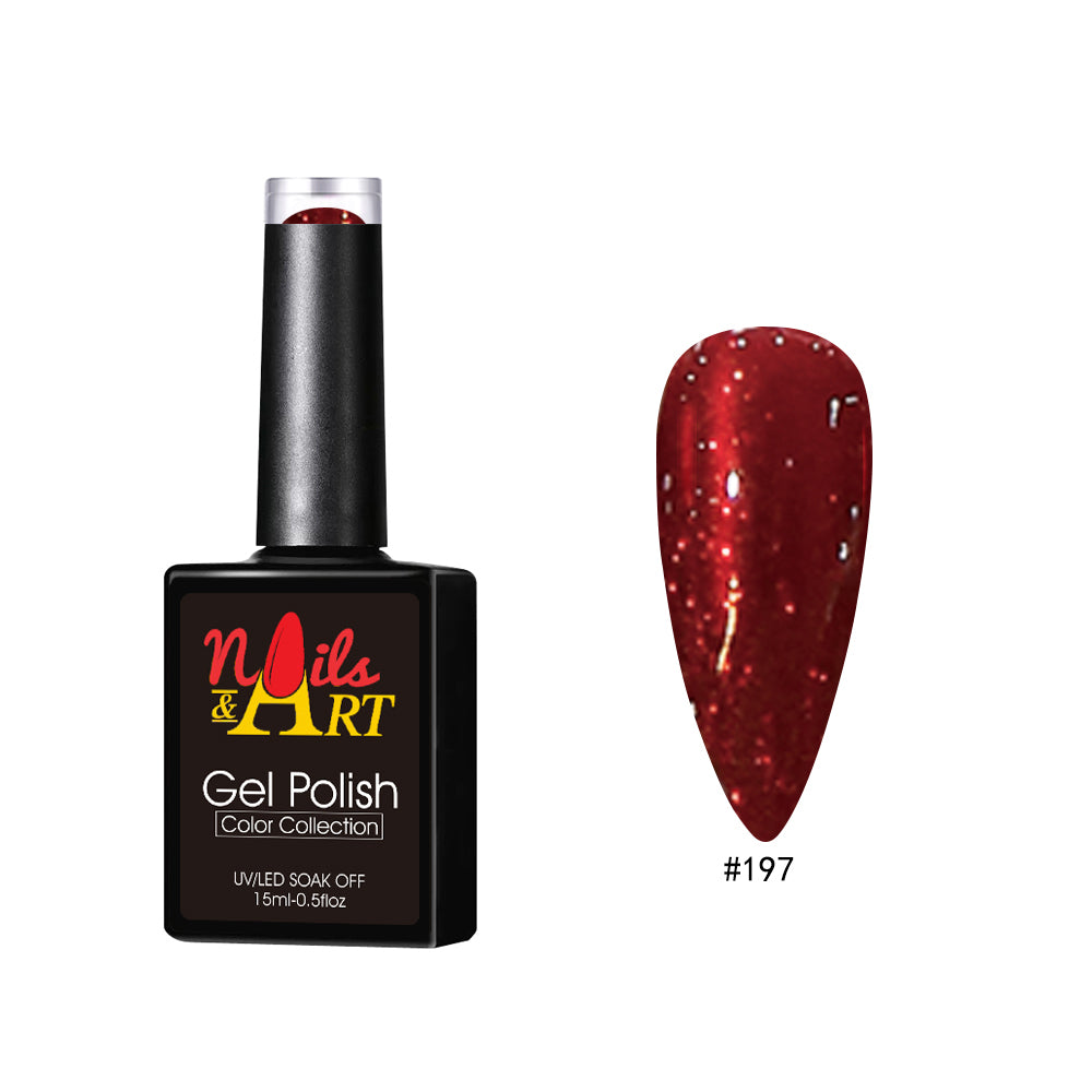 Nails & Art - Gel Polish - 197 Ruby Red Slippers - CM Nails & Beauty Supply