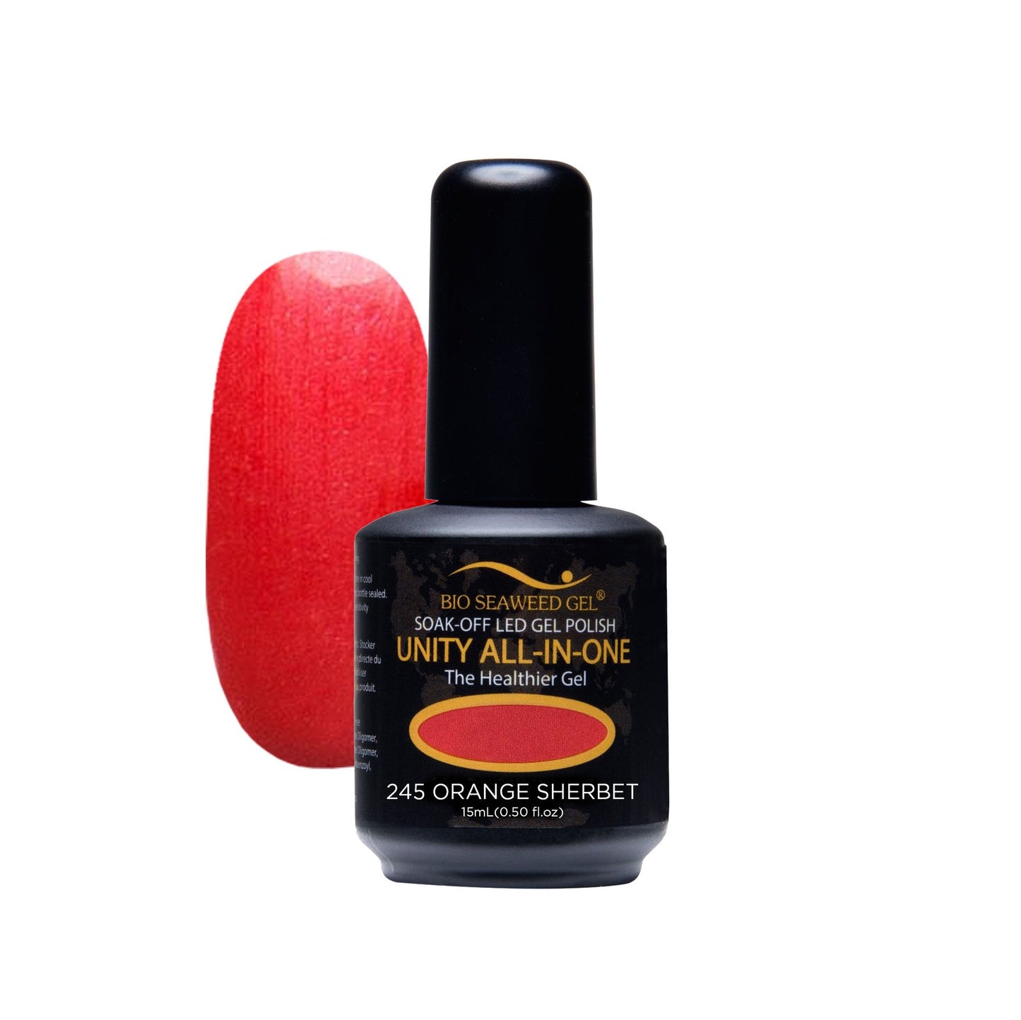 245 Orange Sherbet | Bio Seaweed Gel - CM Nails & Beauty Supply