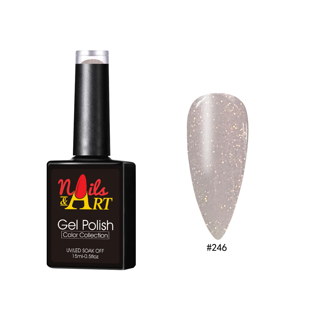 Nails & Art - Gel Polish - 246 Blitzen Frosty - CM Nails & Beauty Supply