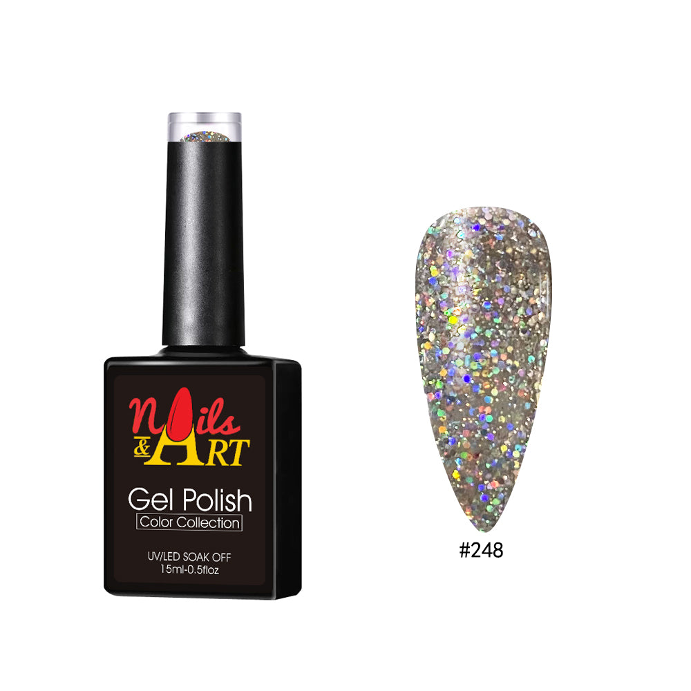 Nails & Art - Gel Polish - 248 Holiday Disco - CM Nails & Beauty Supply
