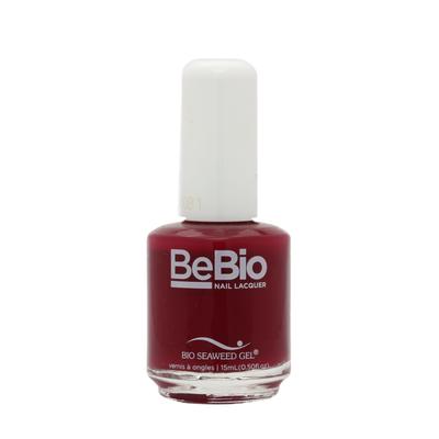 BeBio Nail Lacquer - 46 Scarlet | Bio Seaweed Gel® - CM Nails & Beauty Supply