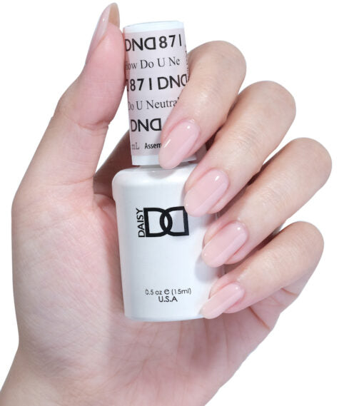 DND How Do U Neutral #871 - Soak-Off Gel Polish - CM Nails & Beauty Supply