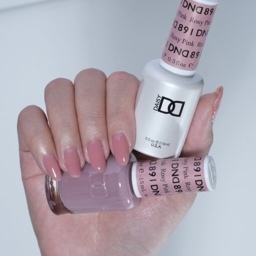 DND Rosy Pink #891 - Gel & Lacquer Duo - CM Nails & Beauty Supply