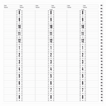 Salon Appointment Book 6-Column - CM Nails & Beauty Supply