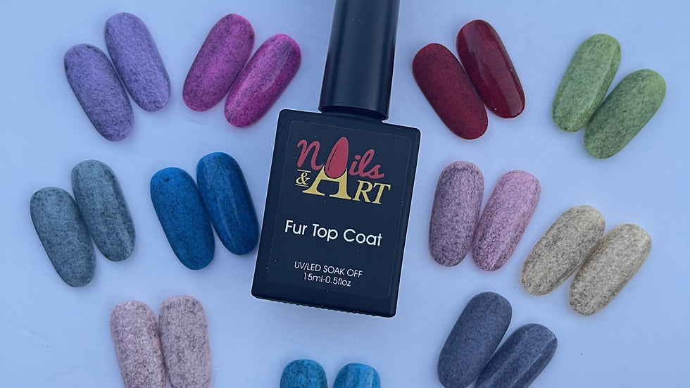 Nails & Art - Fur Top Coat - CM Nails & Beauty Supply