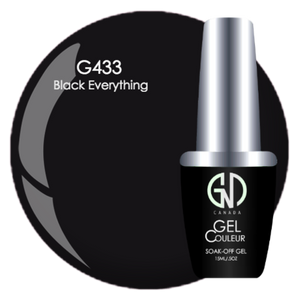 Black Everything | GND Canada® 1-Step Gel - CM Nails & Beauty Supply