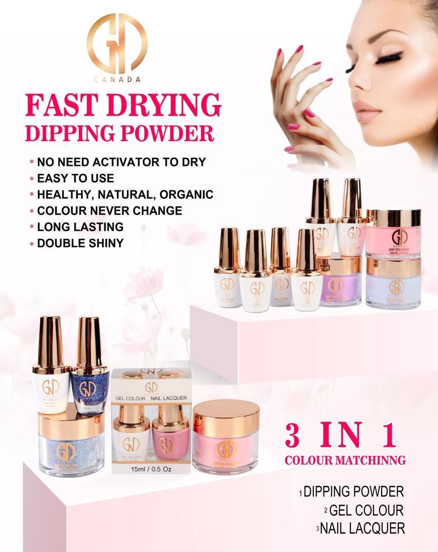 3-in-1 Nail Combo: Dip, Gel & Lacquer #082 | GND Canada® - CM Nails & Beauty Supply