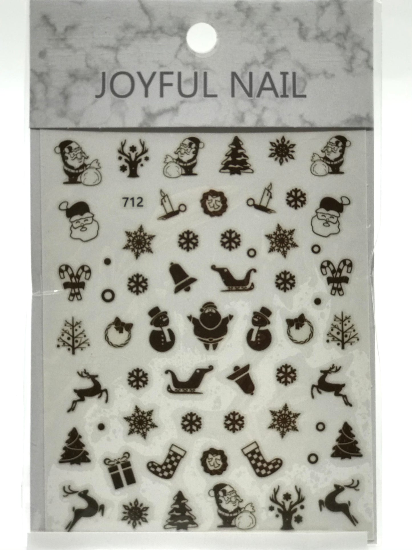 Christmas Nail Art Stickers (712) - CM Nails & Beauty Supply