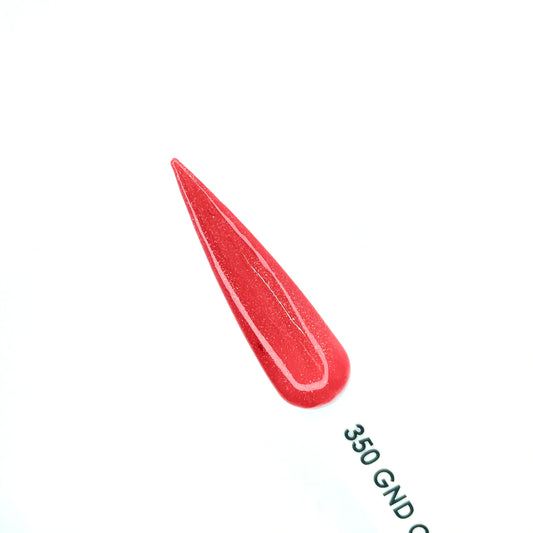 On the Red Glittery Carpet - #350 | GND Canada® 1-Step Gel - CM Nails & Beauty Supply