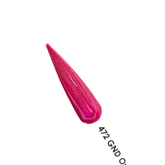 Ruby Red Glitter - #472 | GND Canada® 1-Step Gel - CM Nails & Beauty Supply