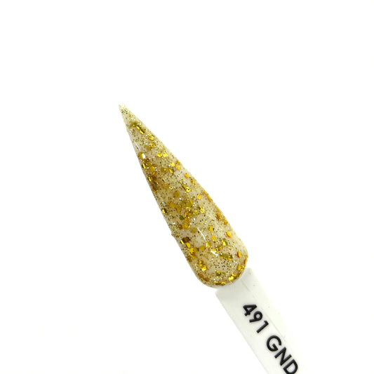 Gradient Gold Glitter - #491 | GND Canada® 1-Step Gel - CM Nails & Beauty Supply