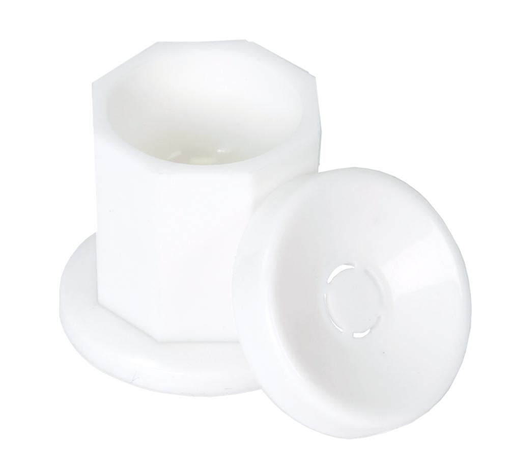 White Dappen Dish for Nail Art Manicures - CM Nails & Beauty Supply