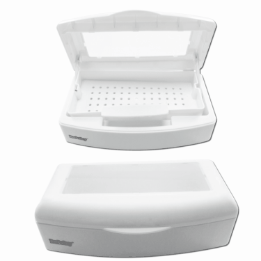 Sterilizer Tray - Available in Clear & Black Lids - CM Nails & Beauty Supply