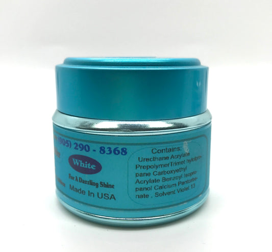 CM White Builder Gel 2 oz | Long-Lasting UV/LED Nail Extension Gel - CM Nails & Beauty Supply