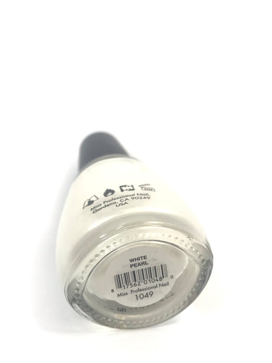 Sation Nail Lacquer # 1049 White Pearl - CM Nails & Beauty Supply