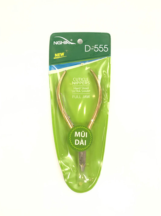 Cuticle Nipper | Nghia D-555 Full Jaw – Ultra Sharp Hard Steel - CM Nails & Beauty Supply