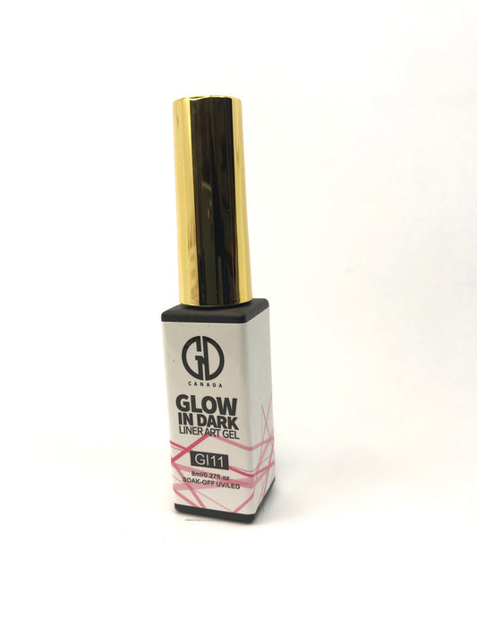 Nail Art Gel Liner | Glow in The Dark | GND Canada 11 | 0.27 Oz - CM Nails & Beauty Supply