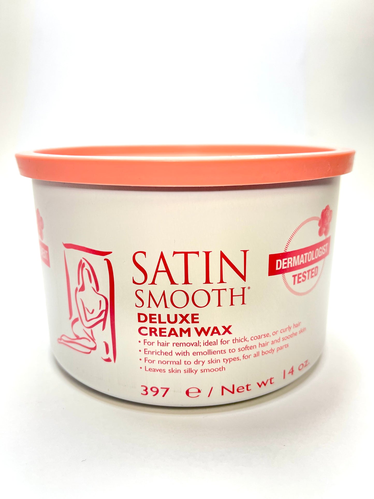 Deluxe cream wax | Satin Smooth | For full body & face - CM Nails & Beauty Supply
