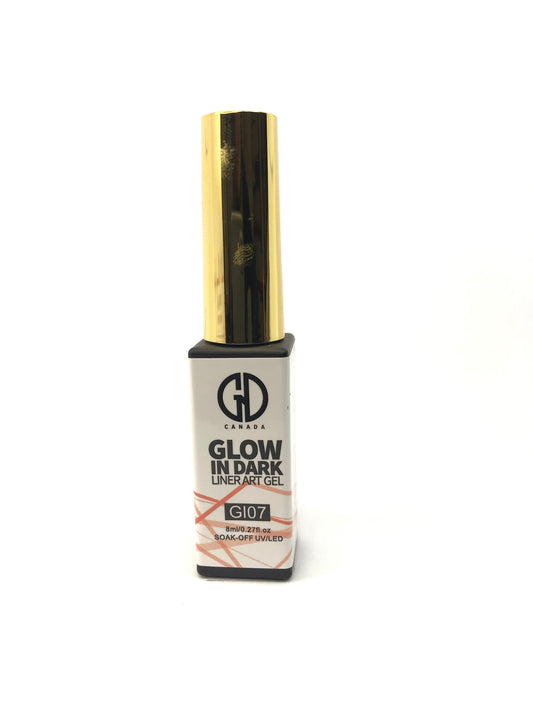 Nail Art Gel Liner | Glow in The Dark | GND Canada 07 | 0.27 Oz - CM Nails & Beauty Supply