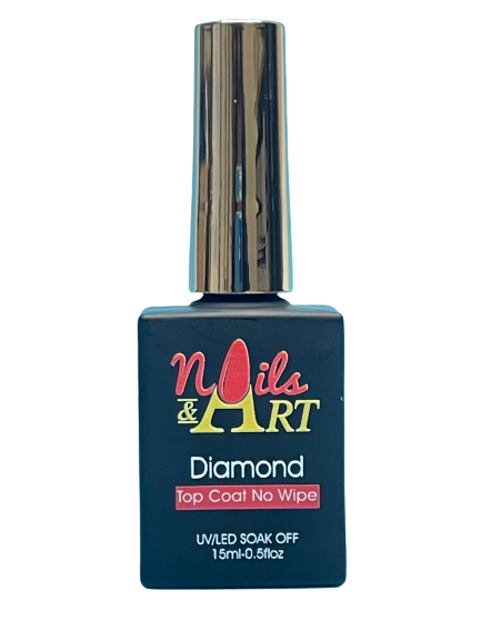 Nails & Art - Gel Polish | Diamond No Wipe Top Coat - CM Nails & Beauty Supply