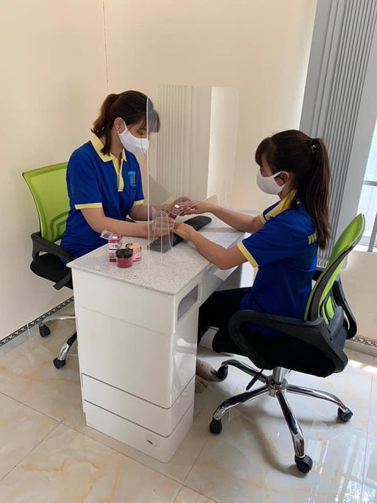 Plexiglass Guard Shield (Desks/Tables) Pickup Only . - CM Nails & Beauty Supply