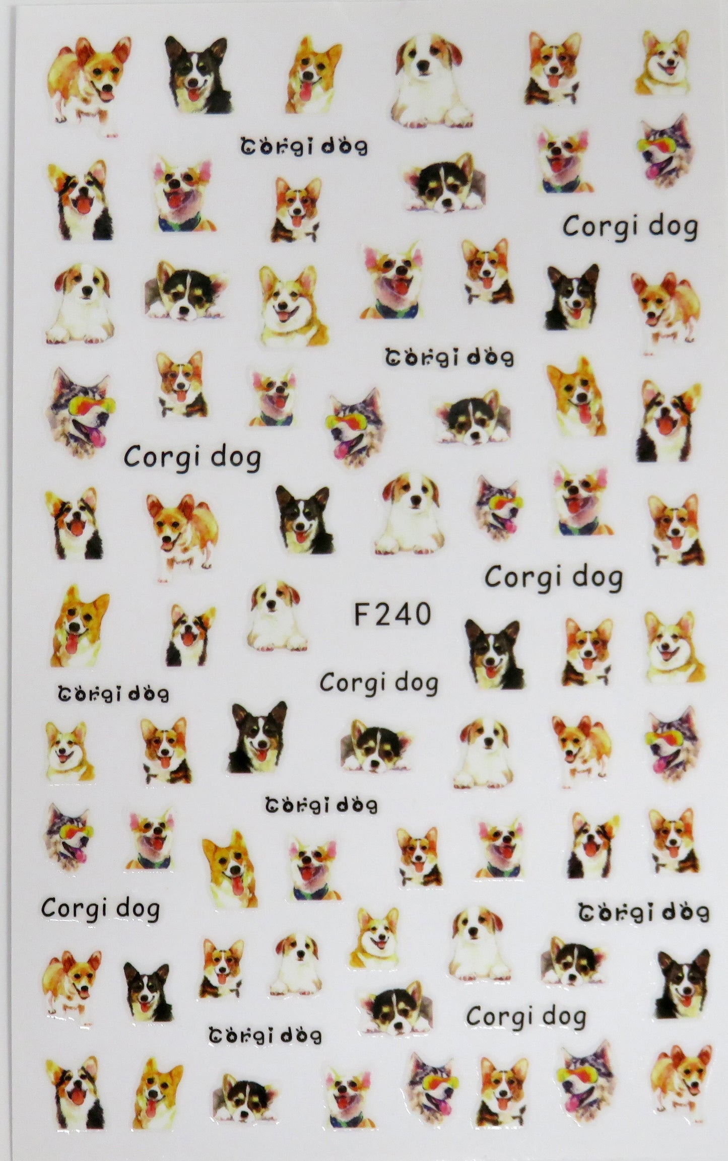 Nail Sticker | Dogs F240| - CM Nails & Beauty Supply