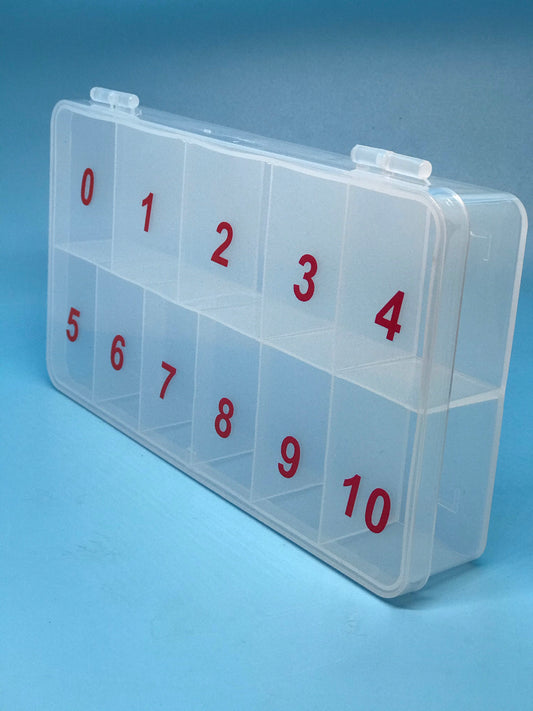 Empty Nail Tip Box Container - Hard Case - CM Nails & Beauty Supply