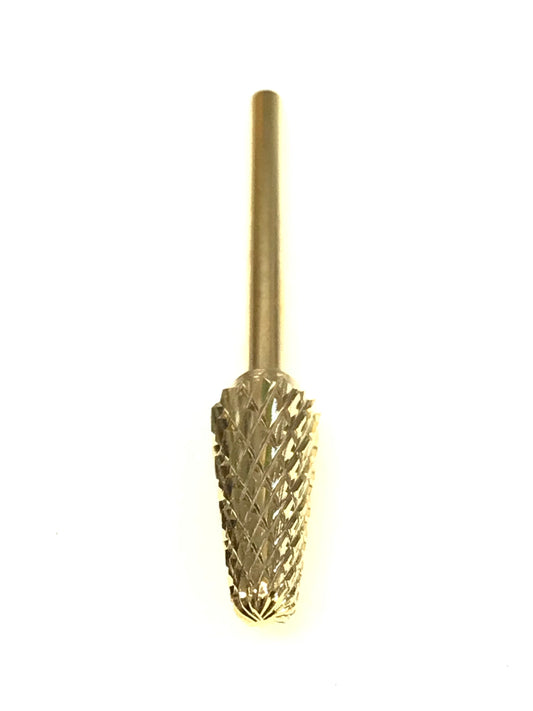 Carbide Bit | Pointed | Underneath & Umbrella Shaped | 3/32 - Gold & Silver - CM Nails & Beauty Supply