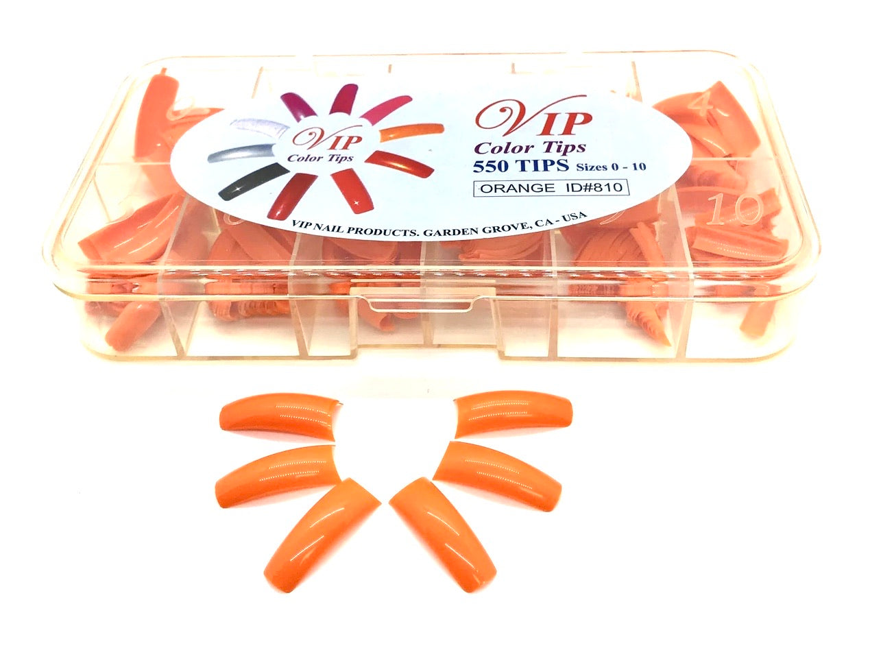 Coloured Nail Tips V.I.P | Box 550 pcs - CM Nails & Beauty Supply