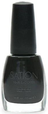 Sation Nail Lacquer # 1099 Black - CM Nails & Beauty Supply